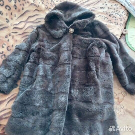 Шуба норковая 48 50 бу