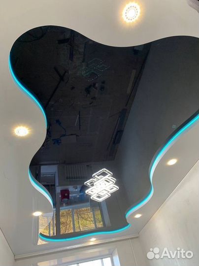 Натяжной потолок под ключ