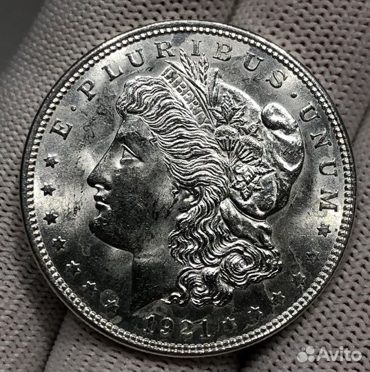 1 доллар 1921 lux