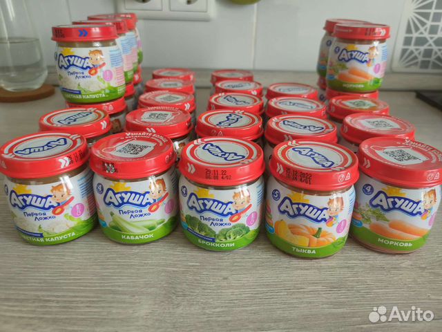 Пюре Агуша овощное