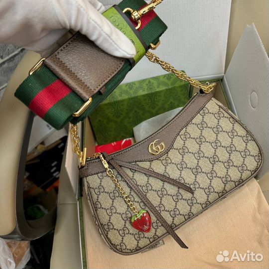 Сумка женская gucci натуральная кожа