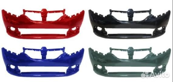 Бампер передний Renault Logan 2 - в цвет авто