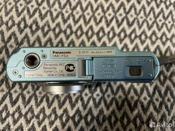 Аккумулятор к фотоаппарату Panasonic Lumix DMC-FS3