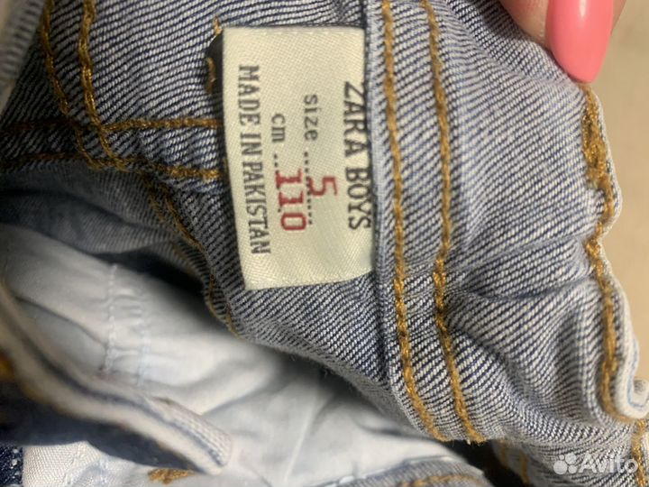 Джинсы zara для мальчика рост 110