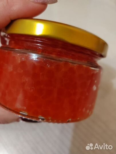 Красная икра чавыча штучно