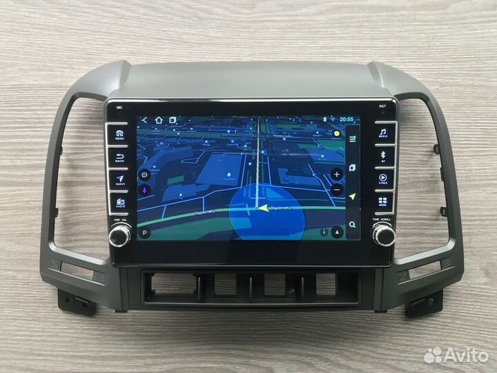 Магнитола Hyundai Santa Fe 2 + физические кнопки