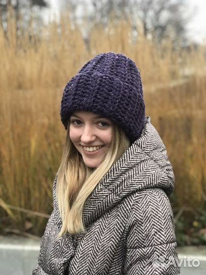 Шапка женская вязаная