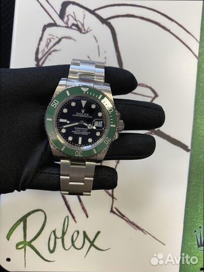 Часы ролекс Submariner с примеркой