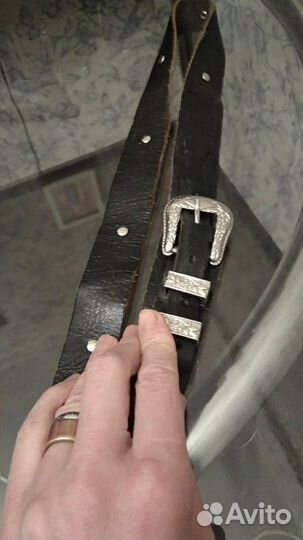 Ремни детские nini's натуральная кожа 65 см