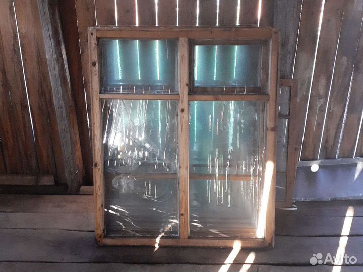 Окна деревянные б/у