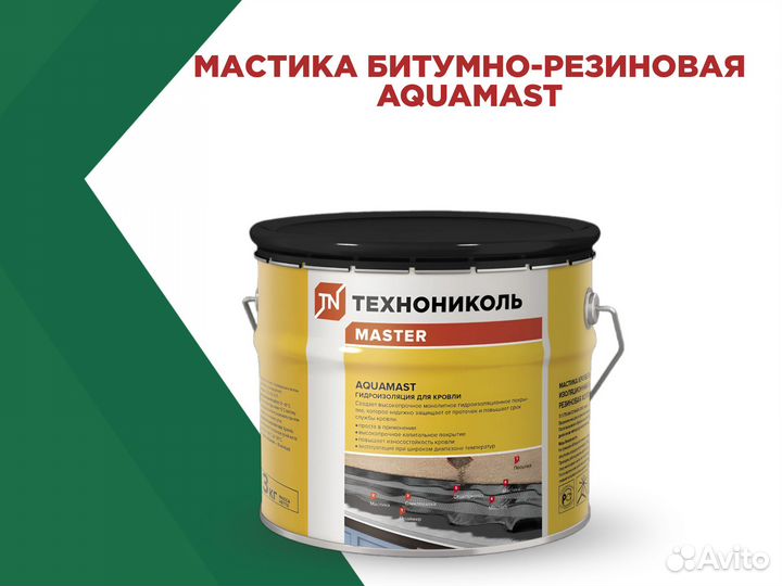 Мастика битумно-резиновая AquaMast