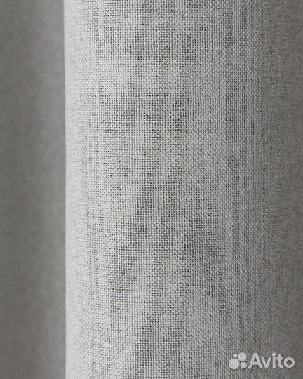 Шторы 100 блэкаут Массимо белый песок новые пошив