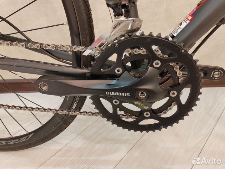 Велосипед шоссейный Fuji, 10,7кг, алюминиевая рама