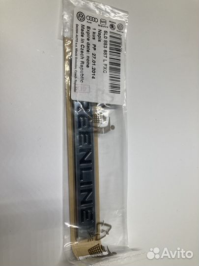 Эмблема-надпись octavia задняя 5L0853687L FXC