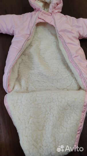 Зимний конверт в коляску Сонный гномик