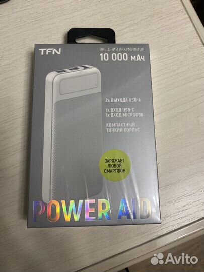 Внешний аккумулятор (зарядка) TFN 10.000 Power Aid