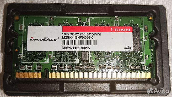 Оперативная память sodimm DDR, DDR2, DDR3