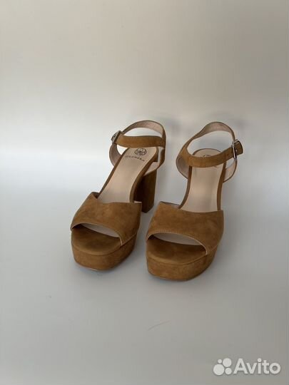 Замшевые босоножки эконика 36