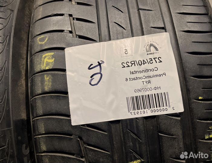 Continental PremiumContact 6 275/40 R22 94Y