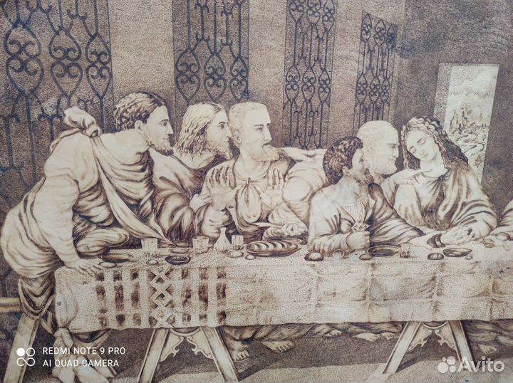 Картина панно из дерева