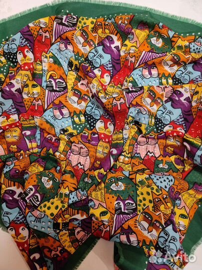 Платок с котиками, новый