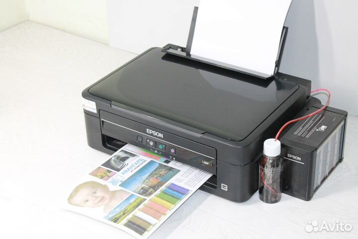 Мфу с снпч Epson L364 (пробег 25 страниц)