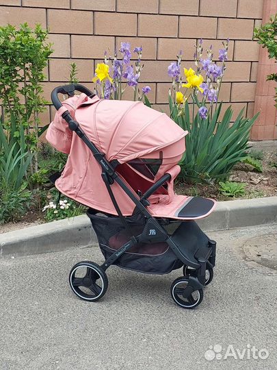 Коляска Baballo 2023 новая (розовый)