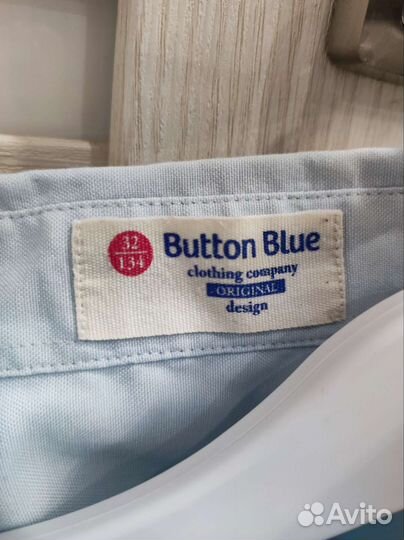 Рубашка Button blue р.134