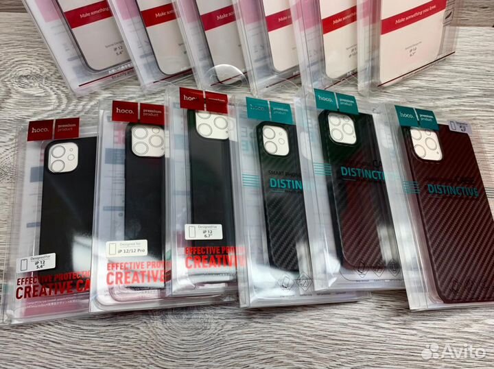 Чехол для iPhone 12mini /12/12 Pro Max Hoco Carbon