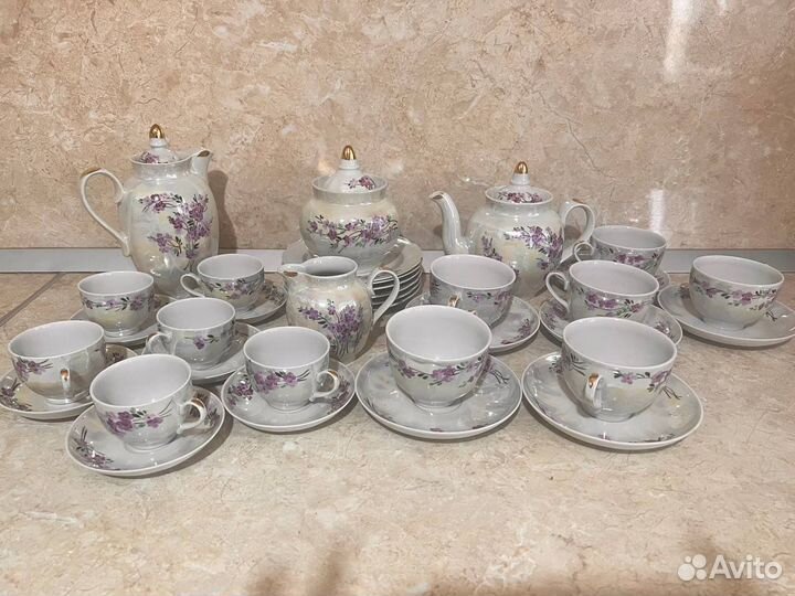 Чайно столовый сервиз на 6 персон