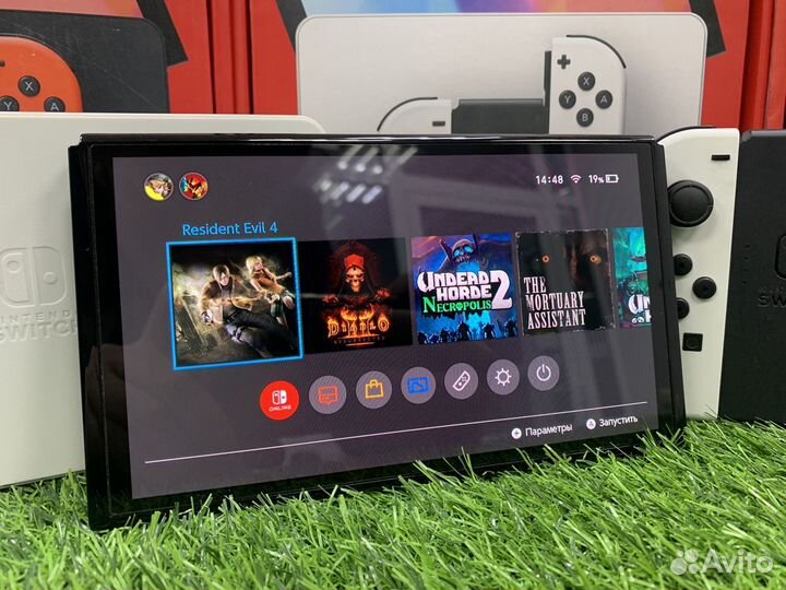 Прошитый Nintendo Switch oled / 128 GB