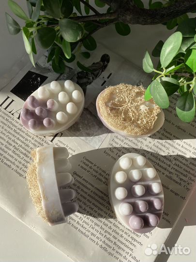 Мыло ручной работы / мыло с люфой / мыло массажное