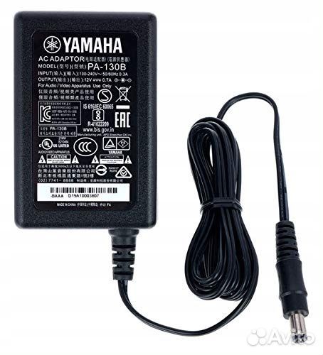 Блок питания синтезатора Yamaha PA-130B 12V 0.7A