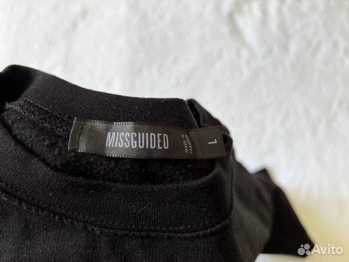 Черный свитшот Missguided оверсайз р.L