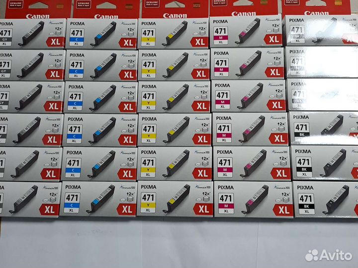 Картриджи Canon CLI-471xl