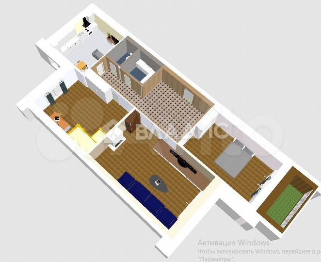 3-к. квартира, 85 м², 1/14 эт.