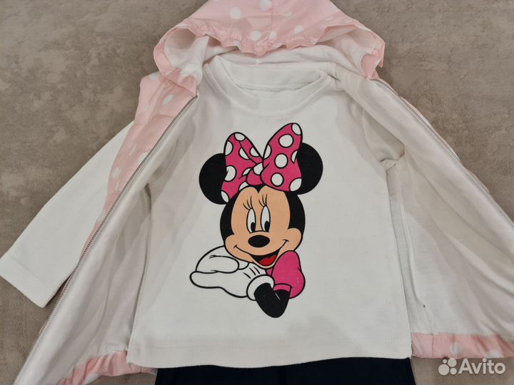 Костюм на девочку жилет штаны лонгслив новый 80 86