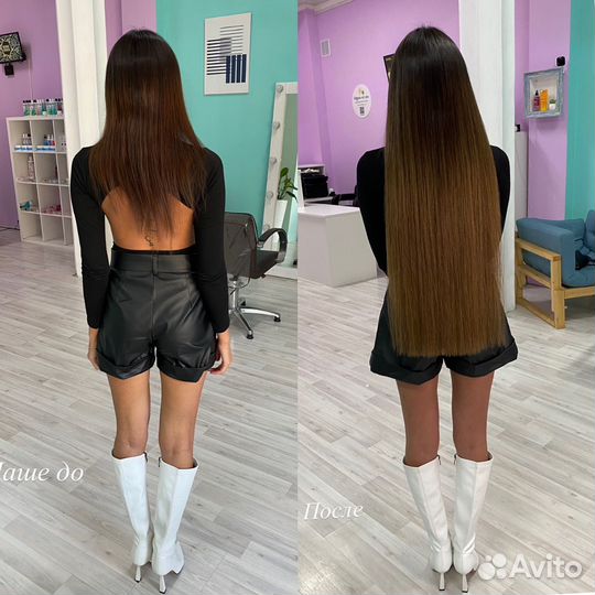 Наращивание волос в рассрочку без первого взноса