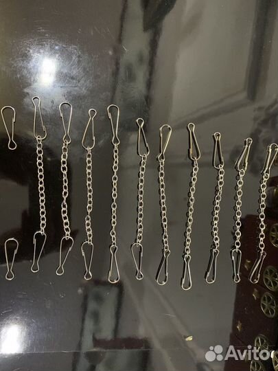 Цепочки с карабинами