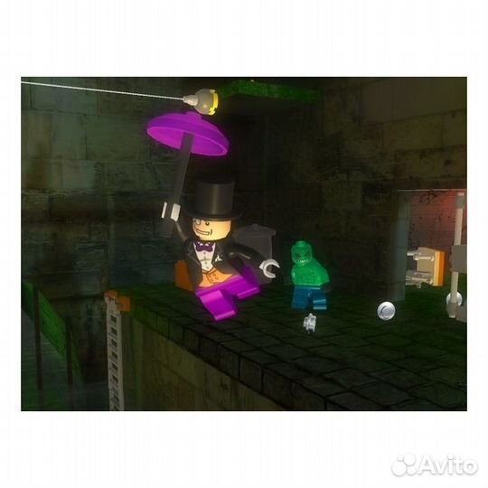 Lego Batman, б/у, множ.царап., английский (Wii)