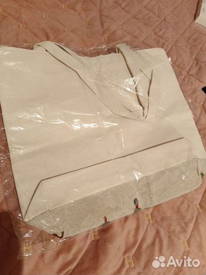 Сумка шопер лён