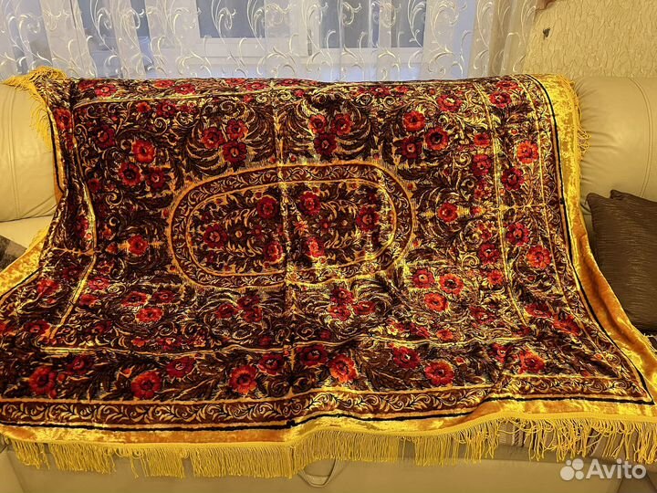 Плюшевая скатерть СССР