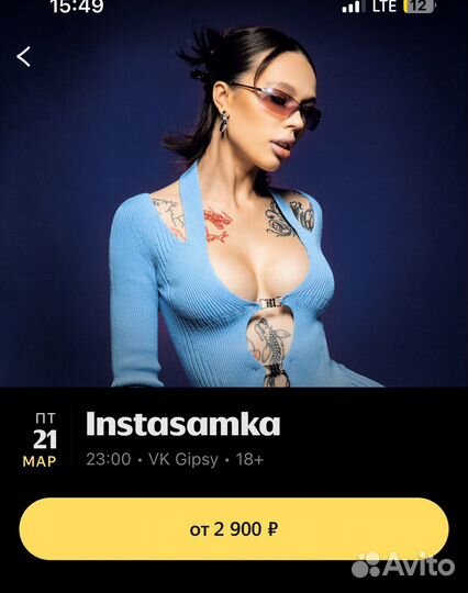 Концерт инстасамка