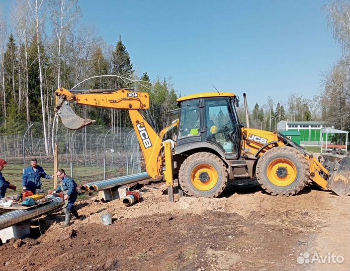 Услуги экскаватора-погрузчика JCB 4CX (гидромолот)