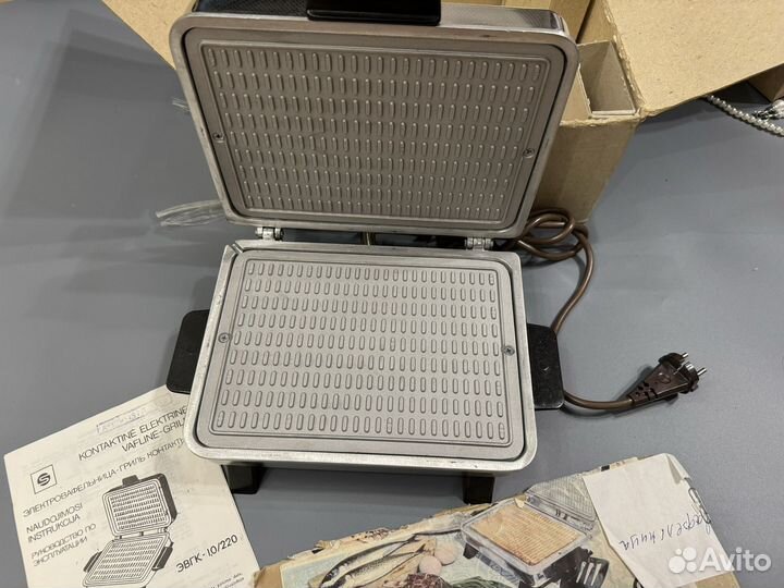 Электровафельница - гриль СССР новая