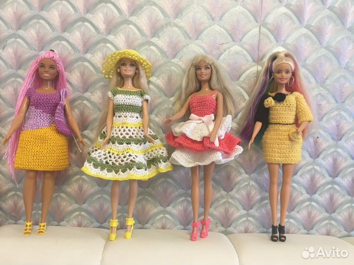 Наряды для барби, кена. Хит сезона - кофта-сетка