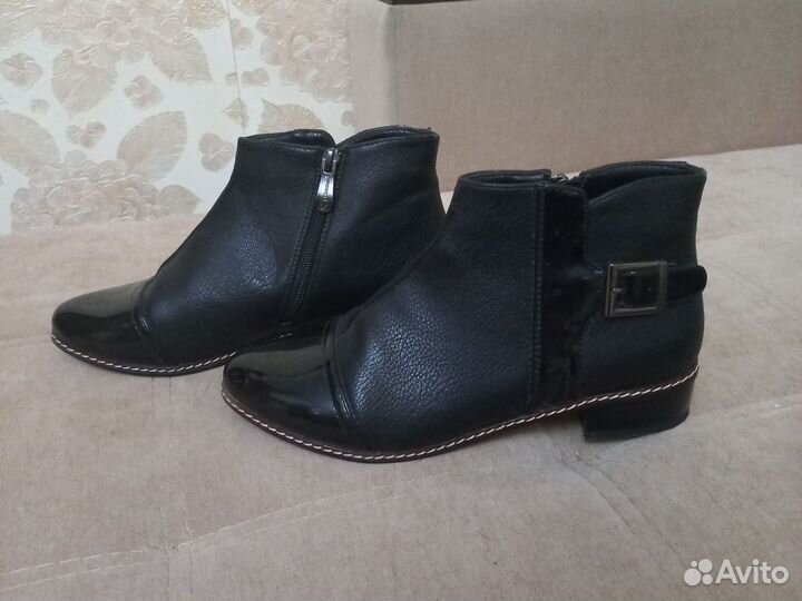 Ботильоны натуральная кожа 39