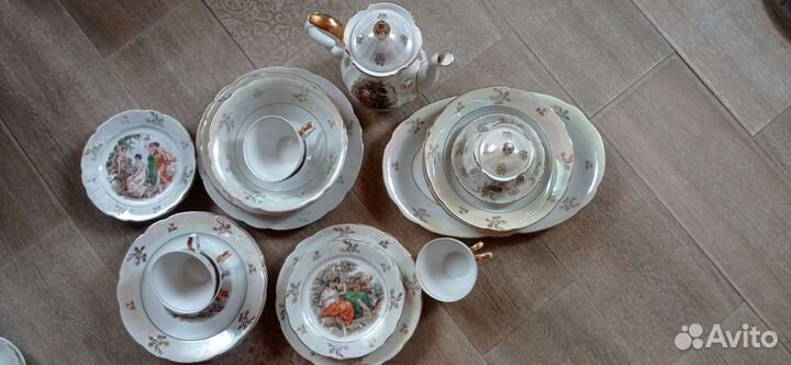 Набор столовой посуды гдр kahla