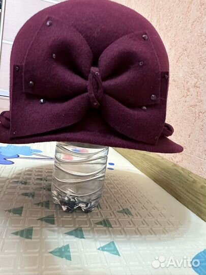 Шляпа женская из шерсти