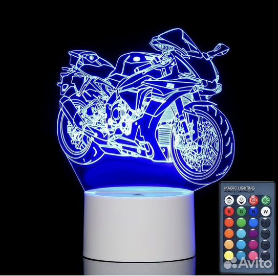 Детский 3Д светильник, ночник